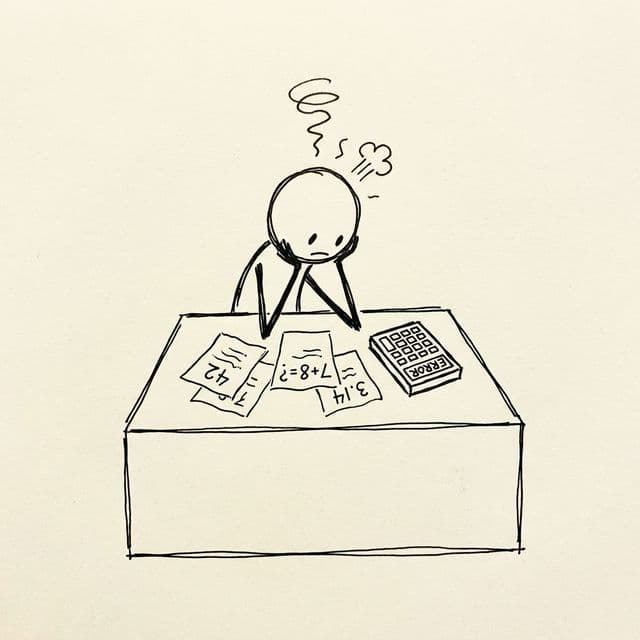 Sticky trying to calculate his business finances